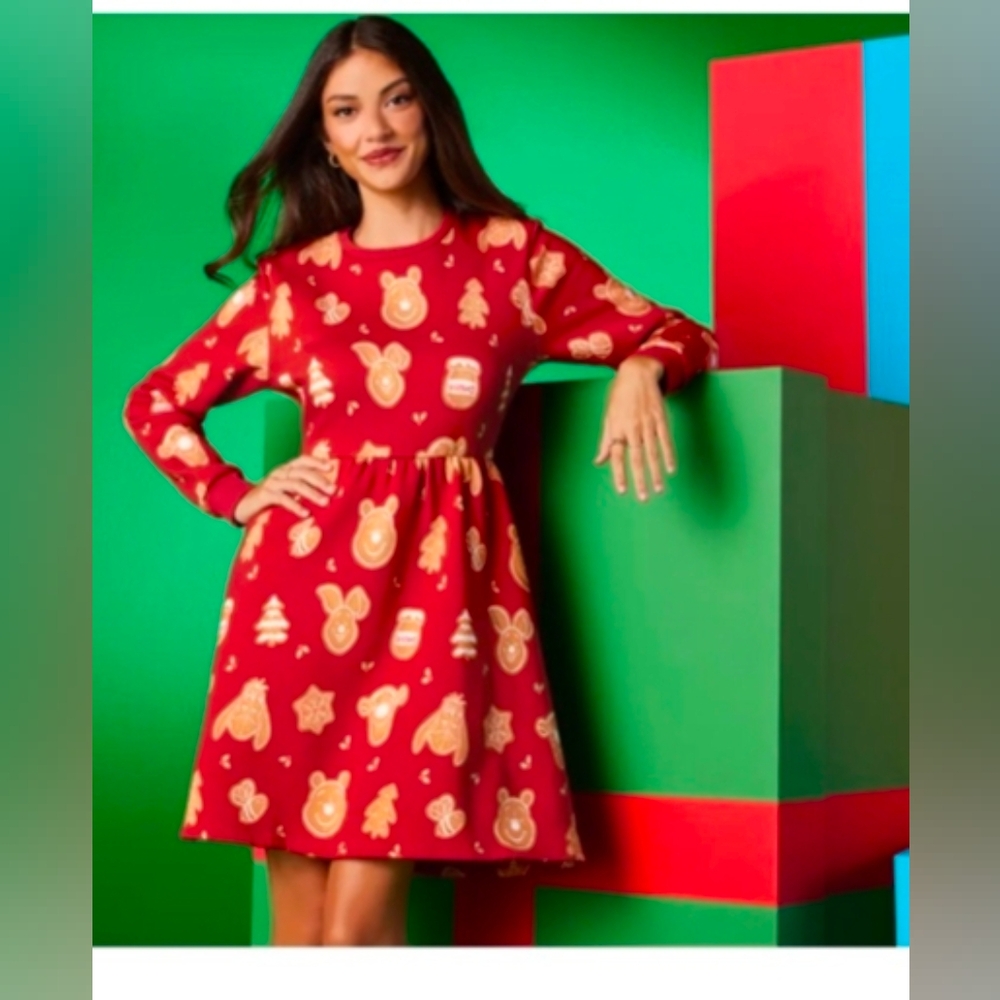 Winnie the Pooh Holiday Dress for Women by Cakeworthy